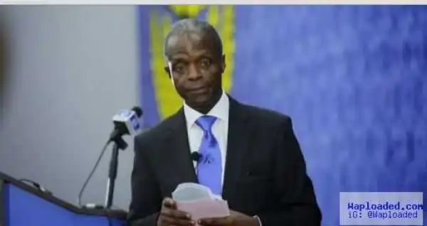 VP Osibanjo explains the reason for increase in fuel price; says the problem is foreign exchange